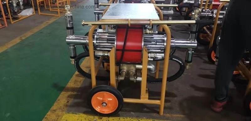 Large Flow Hydraulic Pneumatic High Pressure Double Cylinder Grouting Pump