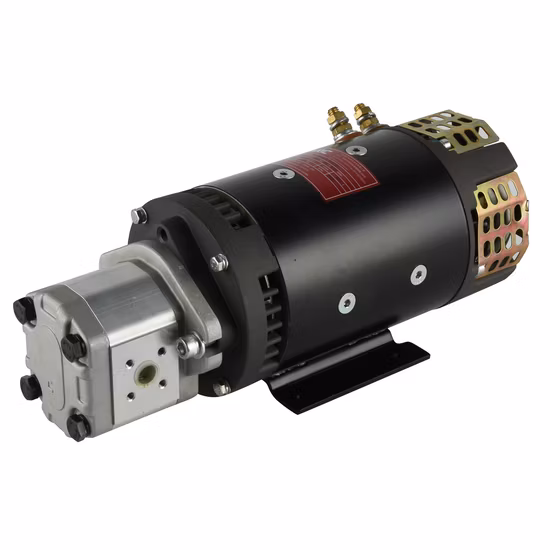 Centralina idraulica da 12 V CC utilizzata per carrello elevatore/spazzaneve